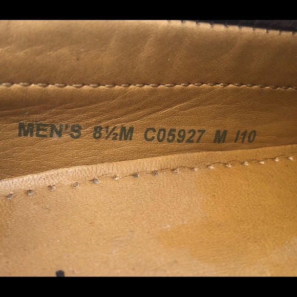 Men’s COLE HAAN Nike Air Brown Leather Slip-On Loafers - Picture 12 of 13